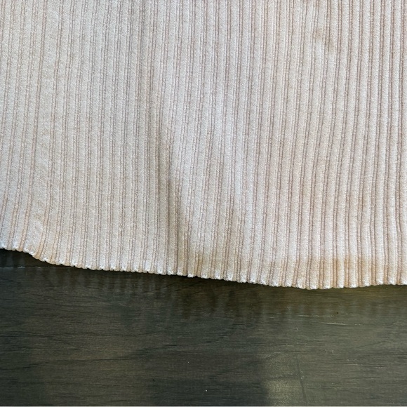 Aritzia Wilfred Knit Slit Midi Skirt Light Pink XS - Picture 11 of 11